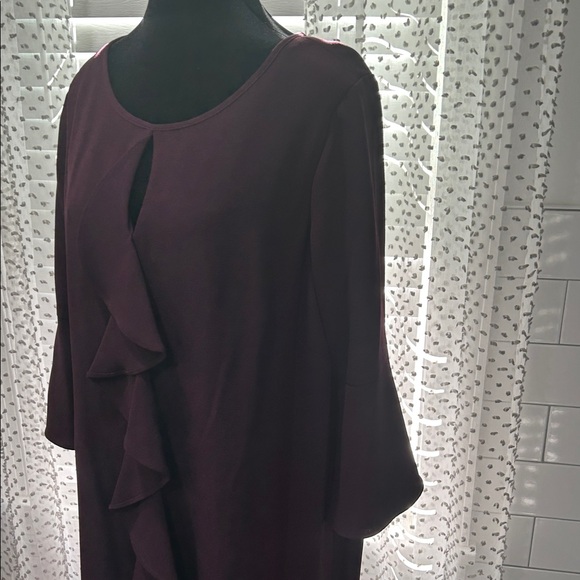 Jessica Howard Plum Long Sleeve Dress - Picture 3 of 4